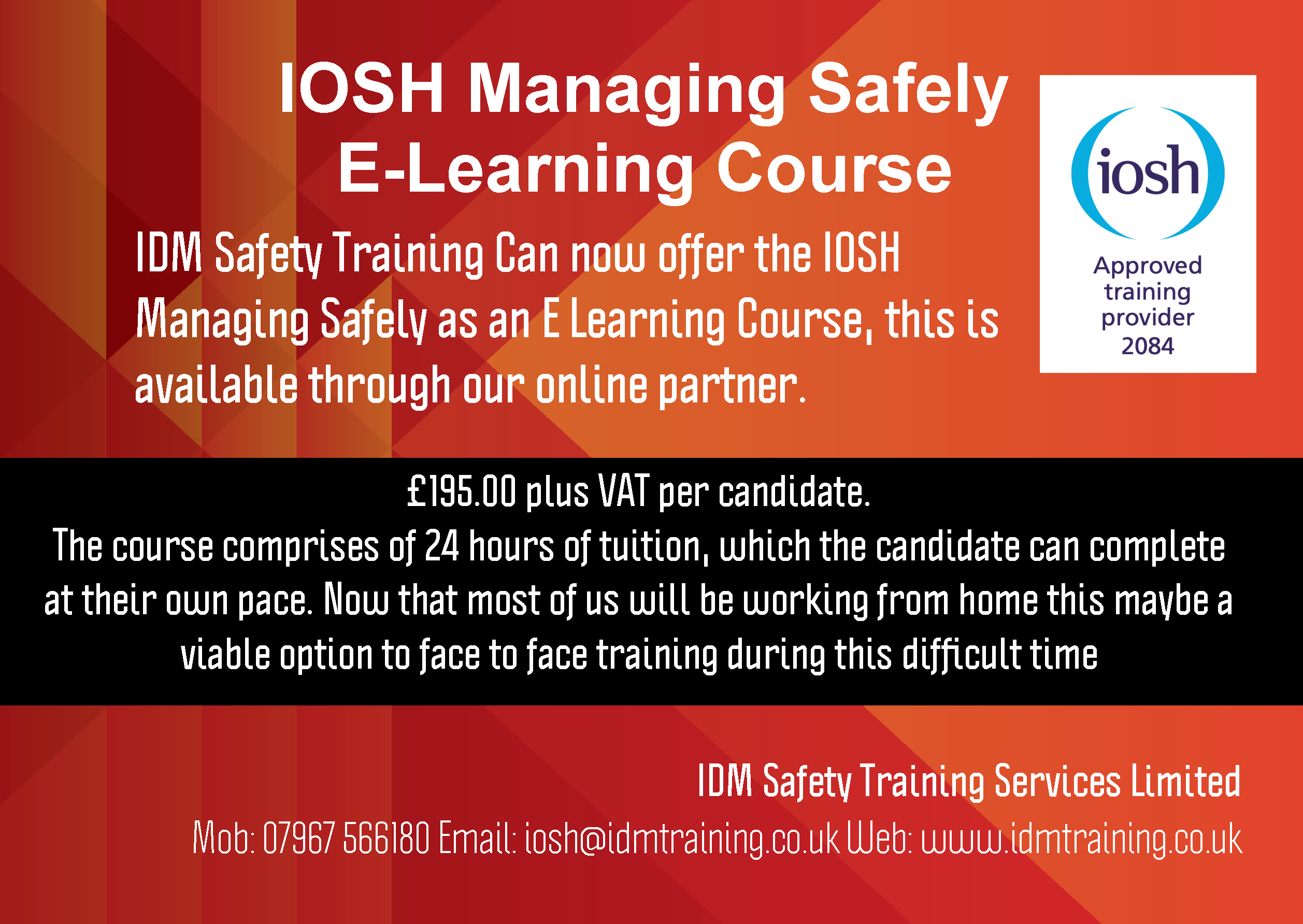 Managing Safely course at Tuddenham